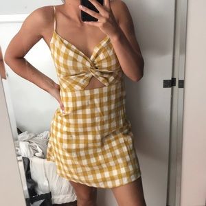 Urban outfitters checkered dress